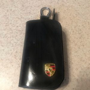 Porsche key ring pouch